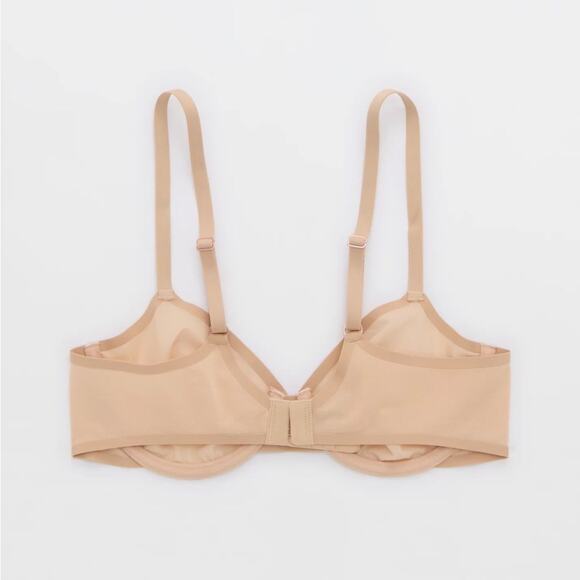 SMOOTHEZ by Aerie Full Coverage Lightly Lined Bra NWT Flexible Wire Beige 34DDD - Picture 14 of 15